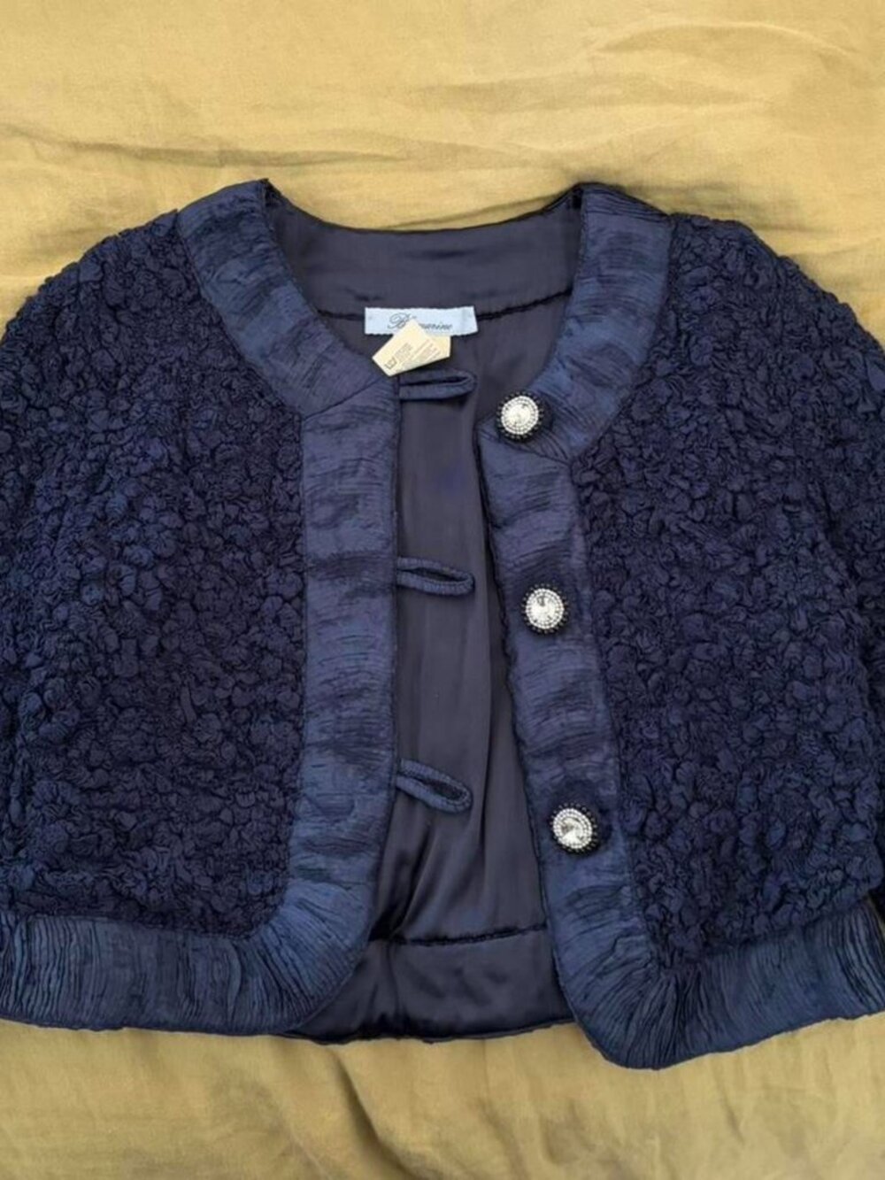 Blumarine Women's Navy and Blue Jacket